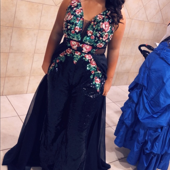 Pageant/Prom jumpsuit - Picture 2 of 2